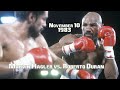 Marvin Hagler Vs Roberto Duran November 10 1983 Full Fight