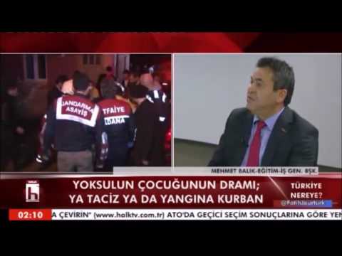 Genel Başkanımız Mehmet Balık Halk Tv`de Türkiye Nereye Programının Konuğu oldu-3 Aralık 2016 | EĞİTİM İŞ
