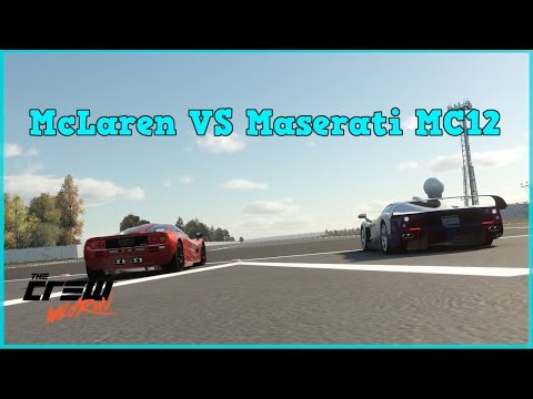 Thumbnail for The Crew Calling All Units * McLaren Vs Maserati MC12 | DRAG RACE by Maserati MC12