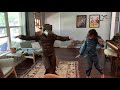 Komodo Dragon And Dragon Dancing