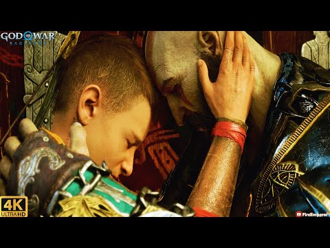 God of War Ragnarok - Final Moments in 4K | Thor vs Kratos, Odin Fight & Ending Cinematic