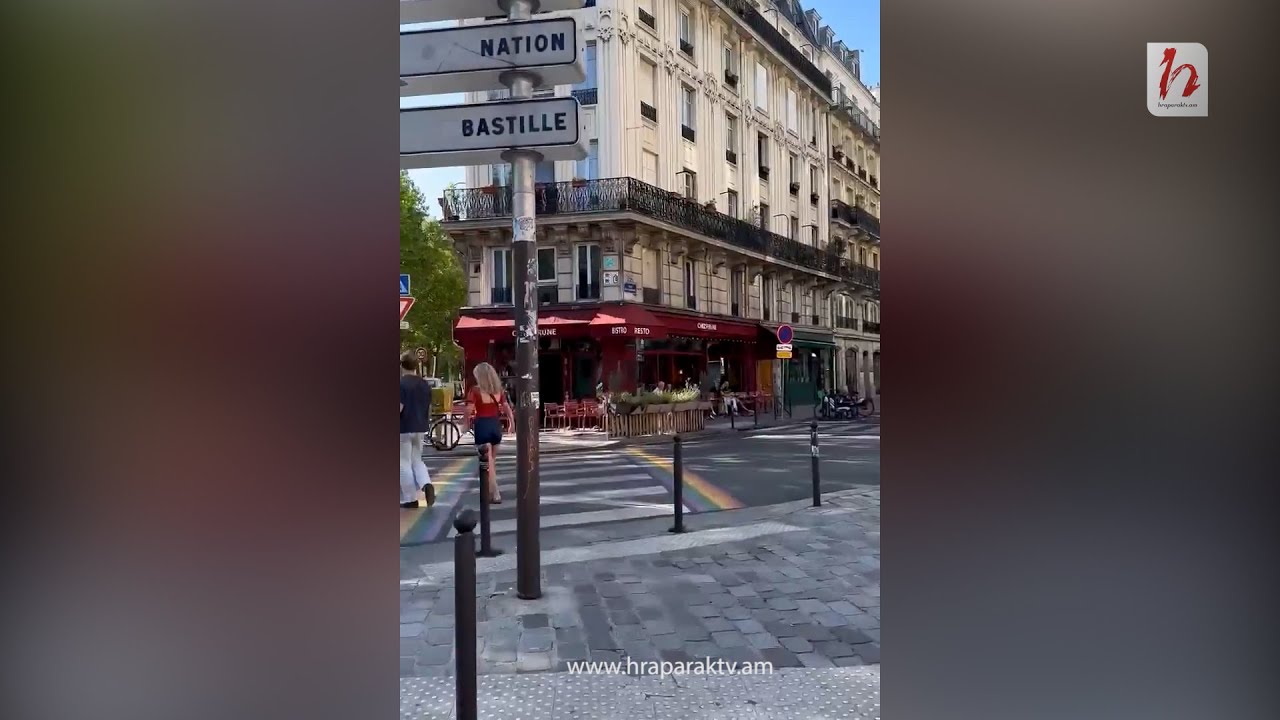 Ի պաշտպանություն ԼԳԲՏ համայնքի՝ անցումների վրա նրանց դրոշն են նկարել