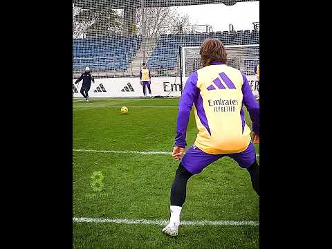 MODRIĆ : Practice Shot → Real Game Goal 👑🔥