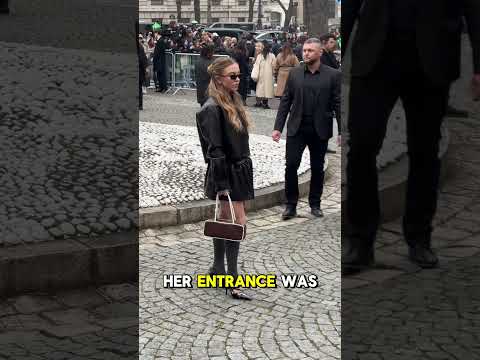 Sydney Sweeney’s STUNNING Arrival at Miu Miu Show in Paris! 😍✨