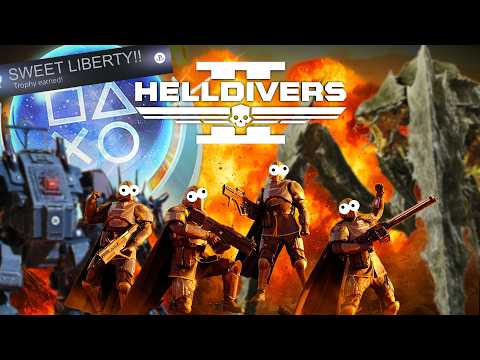 4 Idiots. 1 Platinum. A Whole Lot of Democracy – Helldivers 2