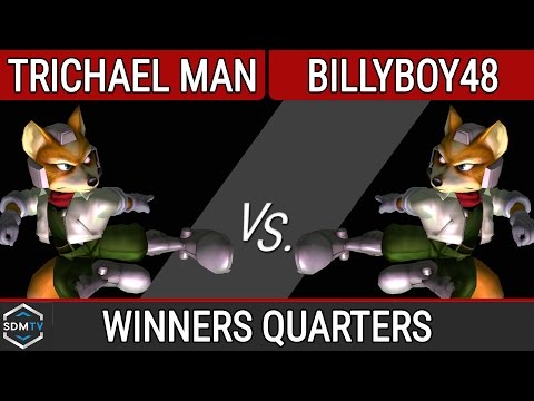 SDSU Biweekly 52 - Trichael Man (Fox) vs. billyboy48 (Fox) - SSBM Winners Quarters - Smash Melee