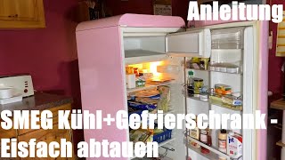 SMEG (Kühl- Gefrierkombi) Kombigerät - Kühlschrank/Gefreierschrank Eisfach abtauen Anleitung