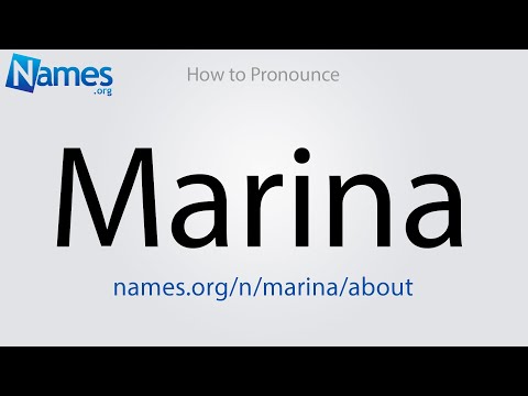 How to Pronounce Marina