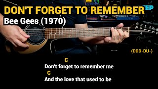 Download lagu Don't Forget To Remember - Bee Gees (1970) - Easy Guitar Chords Tutorial with Lyrics mp3 Download lagu Don't Forget To Remember - Bee Gees (1970) - Easy Guitar Chords Tutorial with Lyrics mp3