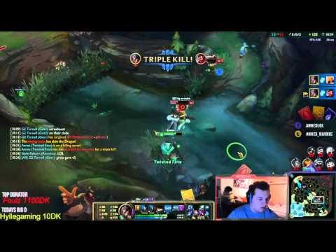 Sick Twisted fate Penta kill! Challenger soloq!