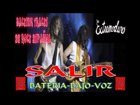 Extremoduro - Salir (con voz) Backing Track