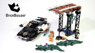 YouTube thumbnail: Lego Movie 70802 Bad Cop's Pursuit - Lego Speed Build