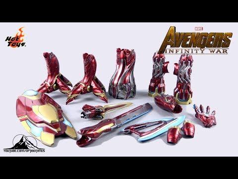 Hot Toys Avengers Infinity War IRON MAN MK L (50) Accessories Set Video Review
