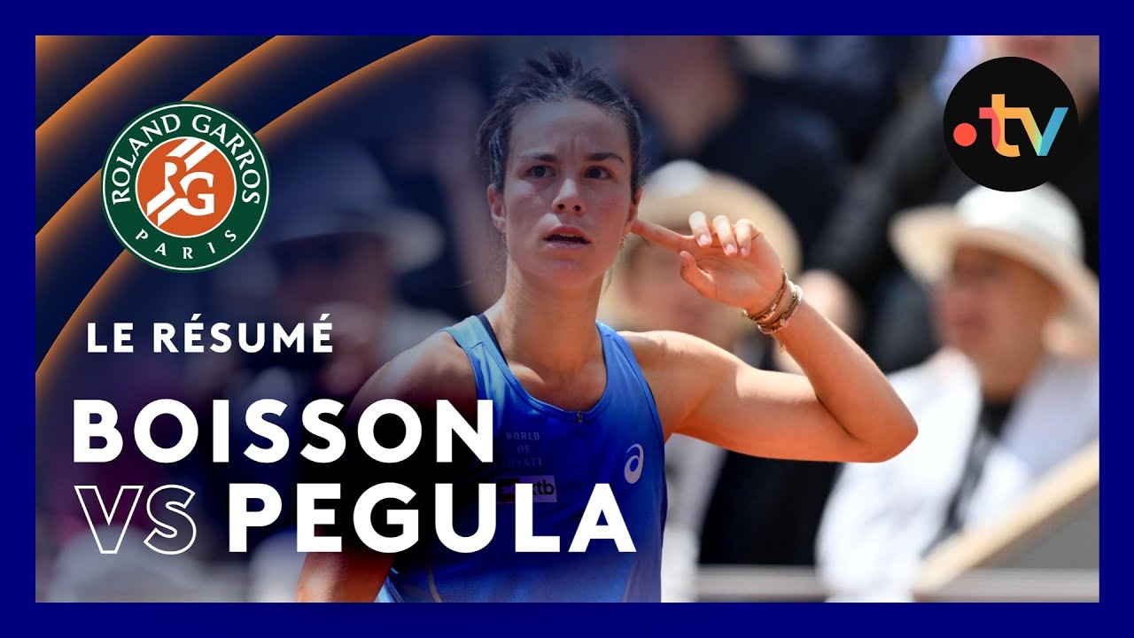 Roland-Garros 2025 : L'EXPLOIT de Loïs Boisson face à Jessica Pegula ! (8e de finale)