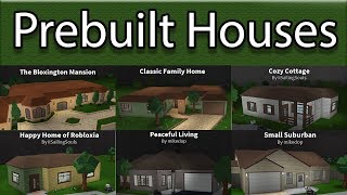 Reviewing All Prebuilt Houses! | Roblox - BloxBurg