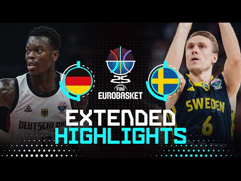 Germany 🇩🇪 vs Sweden 🇸🇪 | Extended Highlights | FIBA EuroBasket 2025