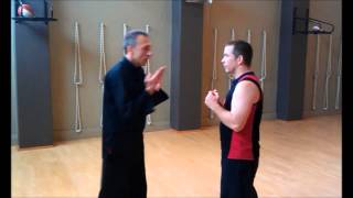 Karate's basic chudan nukite