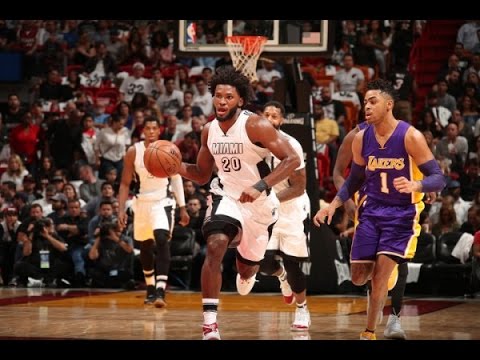 Justice Winslow vs Lakers (22/12/2016) - 23 Pts, 13 Rebs, 4 Steals, 10-16 FGM!