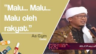 Fadli Zon dan Irma Suryani Berdebat Sengit di ILC, Aa Gym sampai Berdiri: Malu, Malu, Malu