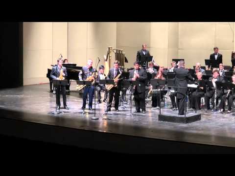 David Maslanka Concerto for Saxophone Quartet and Wind Ensemble Mvt 3 - Barkada Quartet