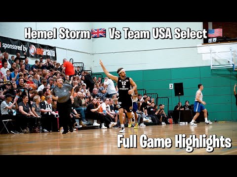 USA TEAM🇺🇸 TAKES ON UK D1 TEAM🇬🇧😳 | Hemel Storm Vs Team USA Select | Game Highlights