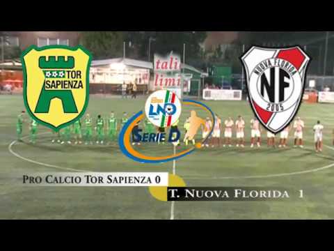 PRO CALCIO TOR SAPIENZA - TEAM NUOVA FLORIDA = 0 - 1