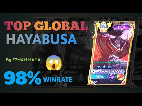 Brutal Damage! Hayabusa Best Build  [Hayabusa Top Global Gameplay] By F7MAN HAYA- Mobile Legends