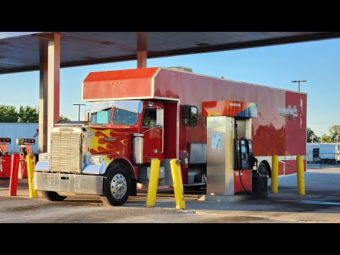 New turbo and LOUD SPOOLS in the 15 Speed Cat 3406b Freightliner [S410SX]