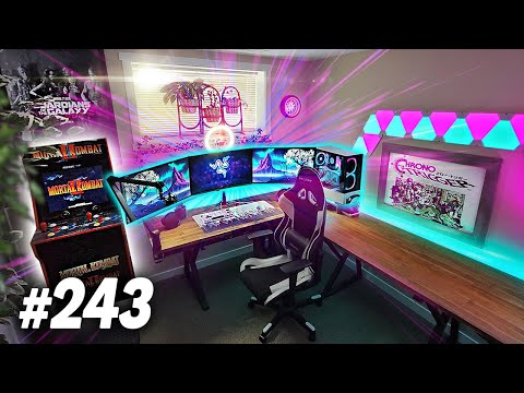 Room Tour Project 243  - BEST Desk & Gaming Setups!