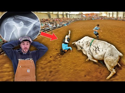 Our ANGRY bull Sent Him To The Hospital!