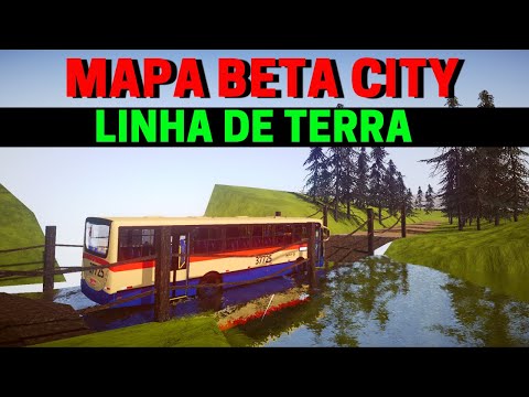 🔴Mapa Beta City Linha de Terra 6003 | Gameplay Proton Bus Simulator | Mods de Mapas Para Proton Bus