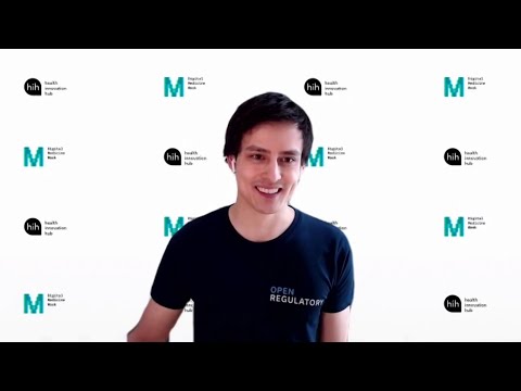 Dr. Oliver Eidel bei der Digital Medicine Week 2021 vom health innovation hub (hih)