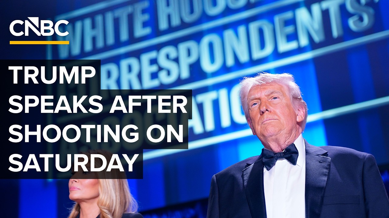 LIVE: President Trump speaks after shooting at White House Correspondents’ Dinner — 4/25/2026