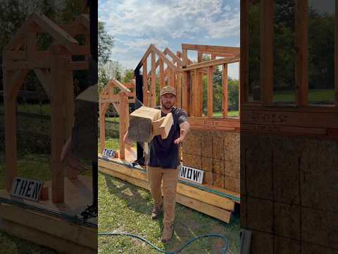 Was old framing better than New? 🤔 #framing #history #balloonframe #timberframe