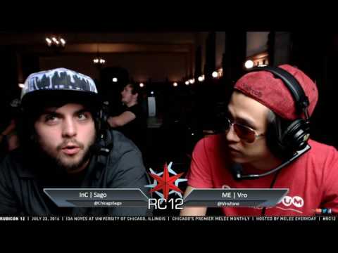 Rubicon 12 - CLG.SFAT (Fox) vs. IX | Dart! (Marth) - SSBM - Top 8, Grand Finals