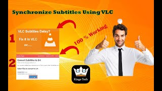 How to Synchronize Subtitles in VLC Media Player | 2019 | 100 % Working |