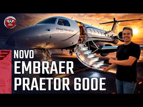 EXCLUSIVO: Entramos no NOVO Praetor 600E da EMBRAER nos EUA!