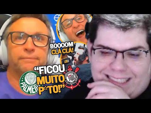 CASIMIRO REAGE: RÁDIO CRAQUE NETO - PALMEIRAS 2X1 CORINTHIANS | Cortes do Casimito