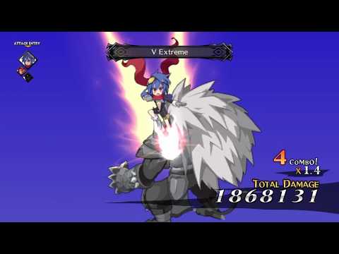 Disgaea 5 - Meeting a lvl 9999 Proto Darkdeath (how nice of him to drop by)