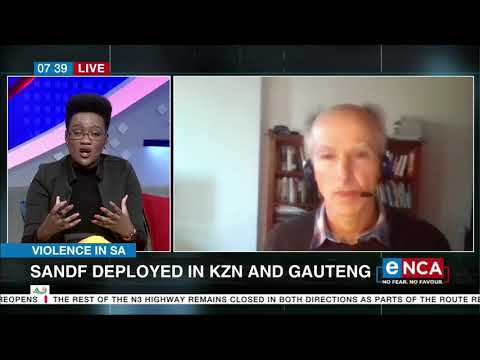 SANDF deployed in KZN and Gauteng