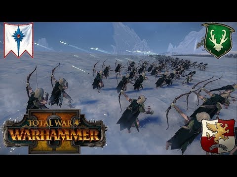 JT's High Elf Builds! - HE vs WE - HE vs EM | Total War Warhammer 2 Quick Battle