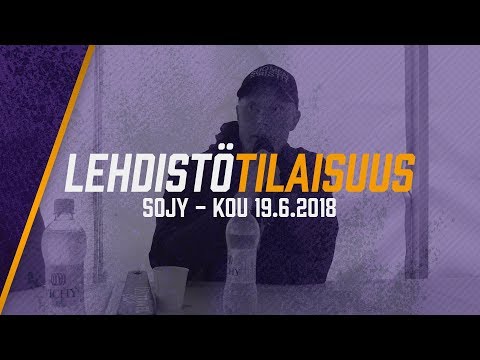 Lehdistötilaisuus: SoJy - KoU 19.6.2018