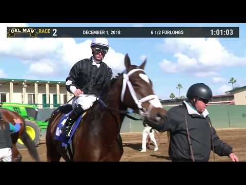 Spend Spend Spend Wins Race 2 at Del Mar 12/1/18