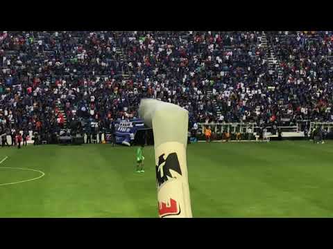 "Yo soy celeste" Barra: La Sangre Azul &bull; Club: Cruz Azul