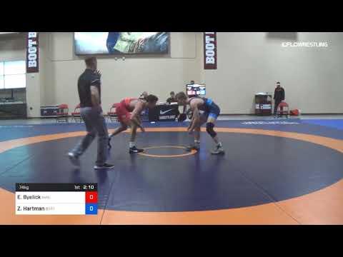 74 Kg Cons 16 2 Erich Byelick Northwestern Vs Zach Hartman Buffalo Valley RTC