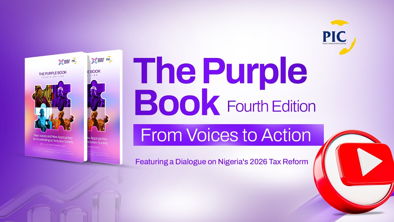 From Voices to Action | Purple Book Launch - 4th Edition| Dialogue on Nigeria's 2026 Tax Reform