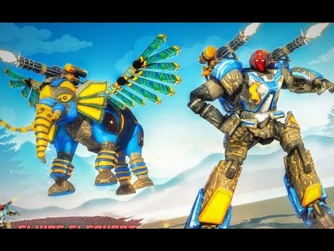 Flying Elephant Robot Transform | Amazing Flying Elephant Robot Android GamePlay | By Game Crazy