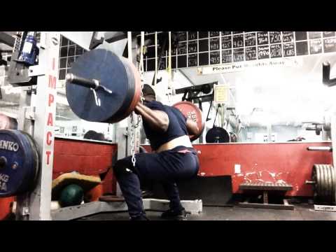Kevin OAK 728 Lb (330 Kg) x 2 Raw w/wraps Squat @232 lbs