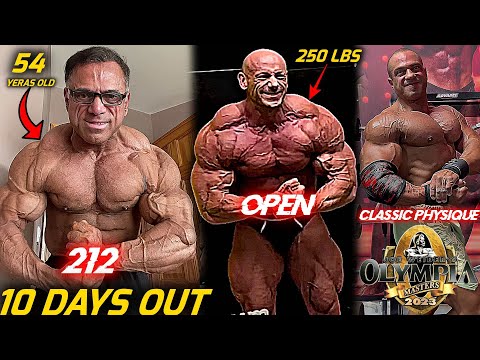 Masters Olympia 2023 - 10 Days Out - Open, 212 & Classic Physique Division Updates !!!