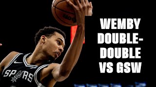 Victor Wembanyama - San Antonio Spurs - Golden State Warriors